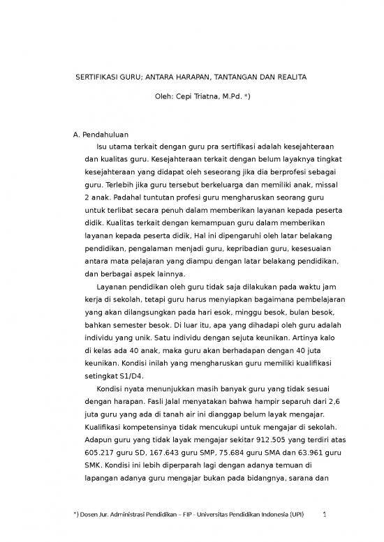 picture_Sertifikasi Guru  Antara Harapan  Tantangan Dan Realita | Ilmu Kependidikan